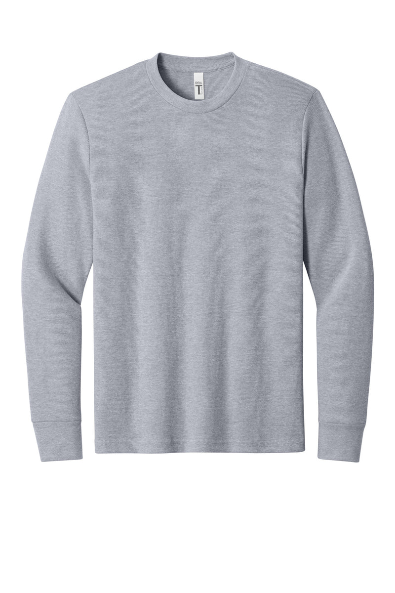 Next Level Apparel Ideal Thermal Long Sleeve Tee - Heather Gray
