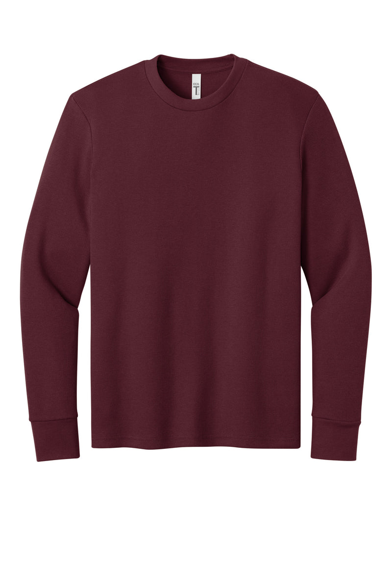 Next Level Apparel Ideal Thermal Long Sleeve Tee - Maroon