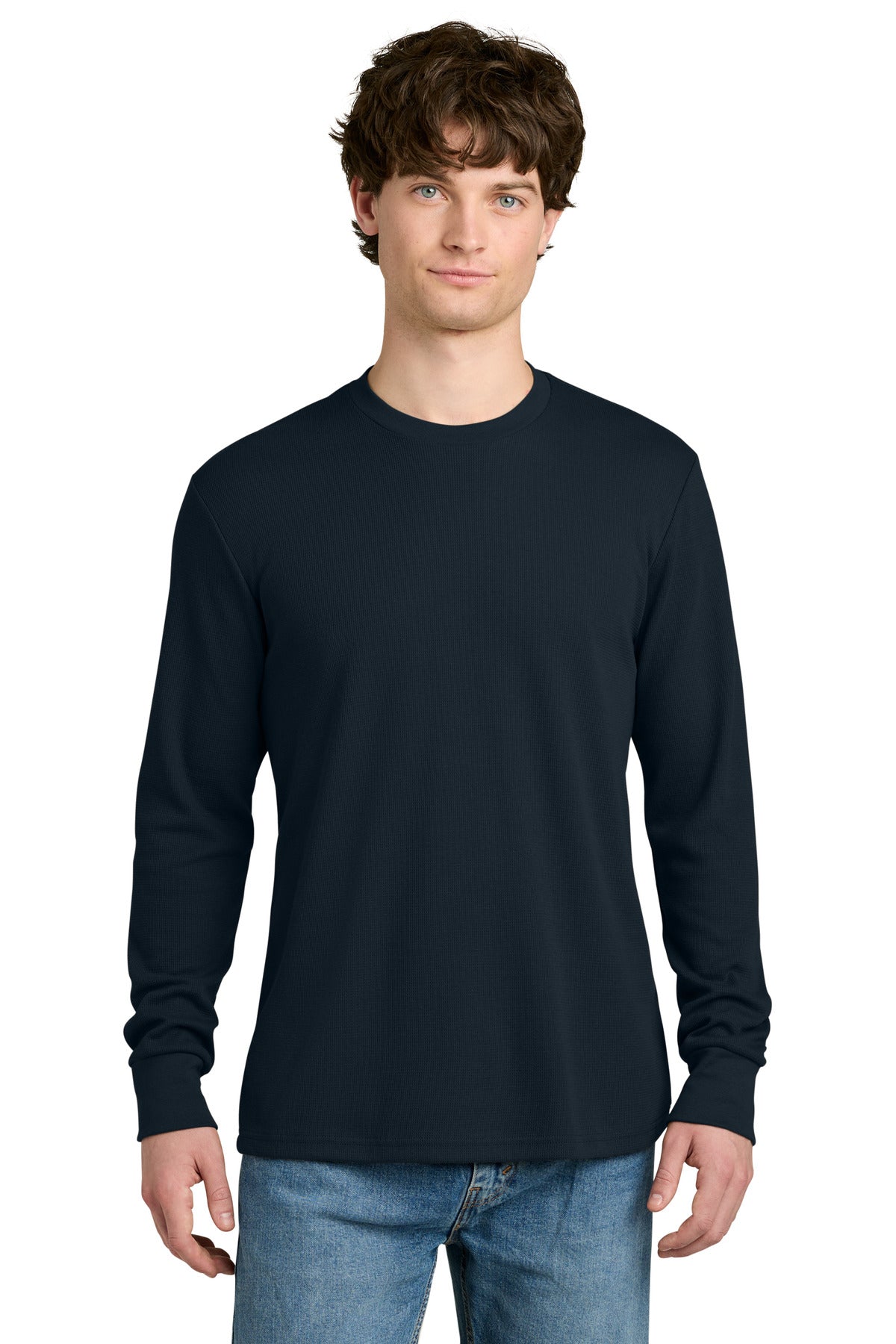 Next Level Apparel Ideal Thermal Long Sleeve Tee - Midnight Navy