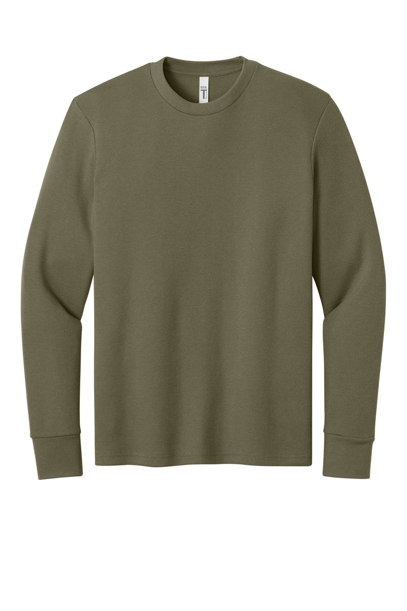 Next Level Apparel Ideal Thermal Long Sleeve Tee - Military Green