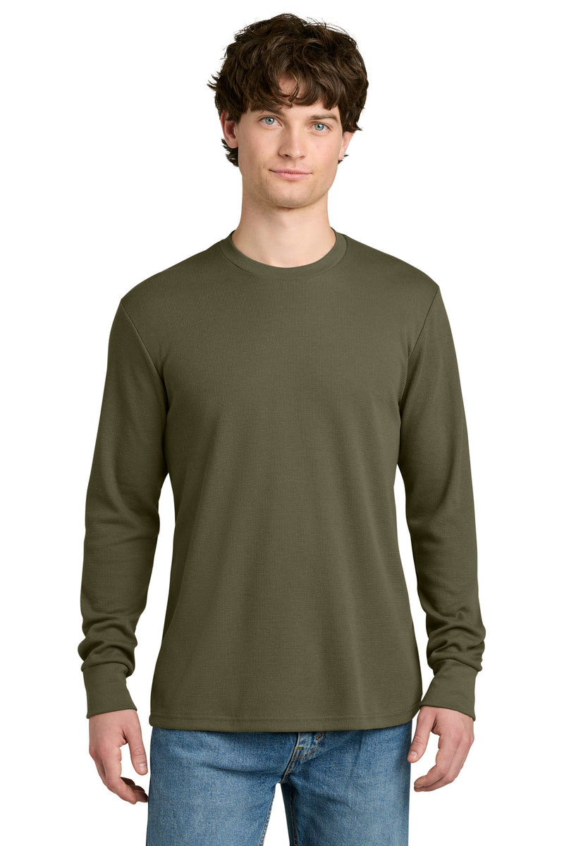 Next Level Apparel Ideal Thermal Long Sleeve Tee - Military Green