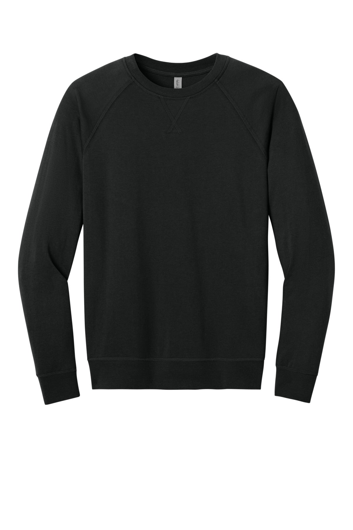 Next Level Apparel Laguna Raglan Sweatshirt - Black