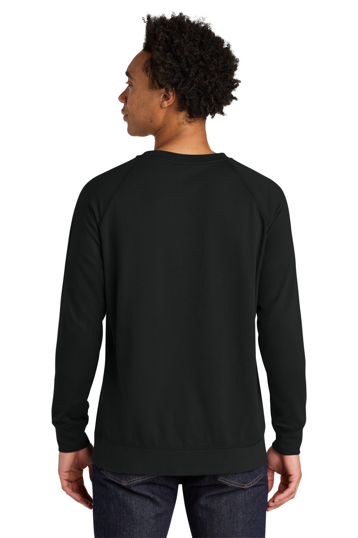 Next Level Apparel Laguna Raglan Sweatshirt - Black