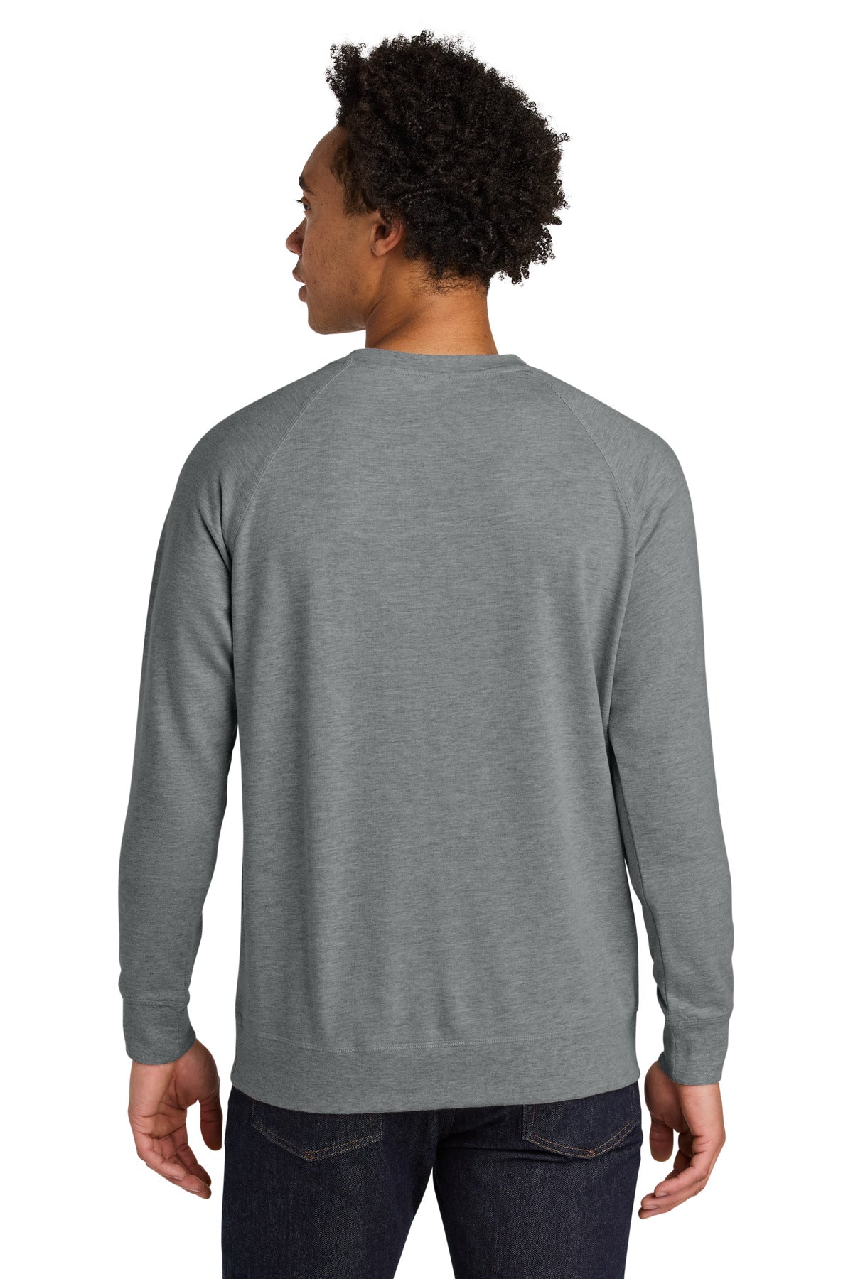 Next Level Apparel Laguna Raglan Sweatshirt - Heather Gray