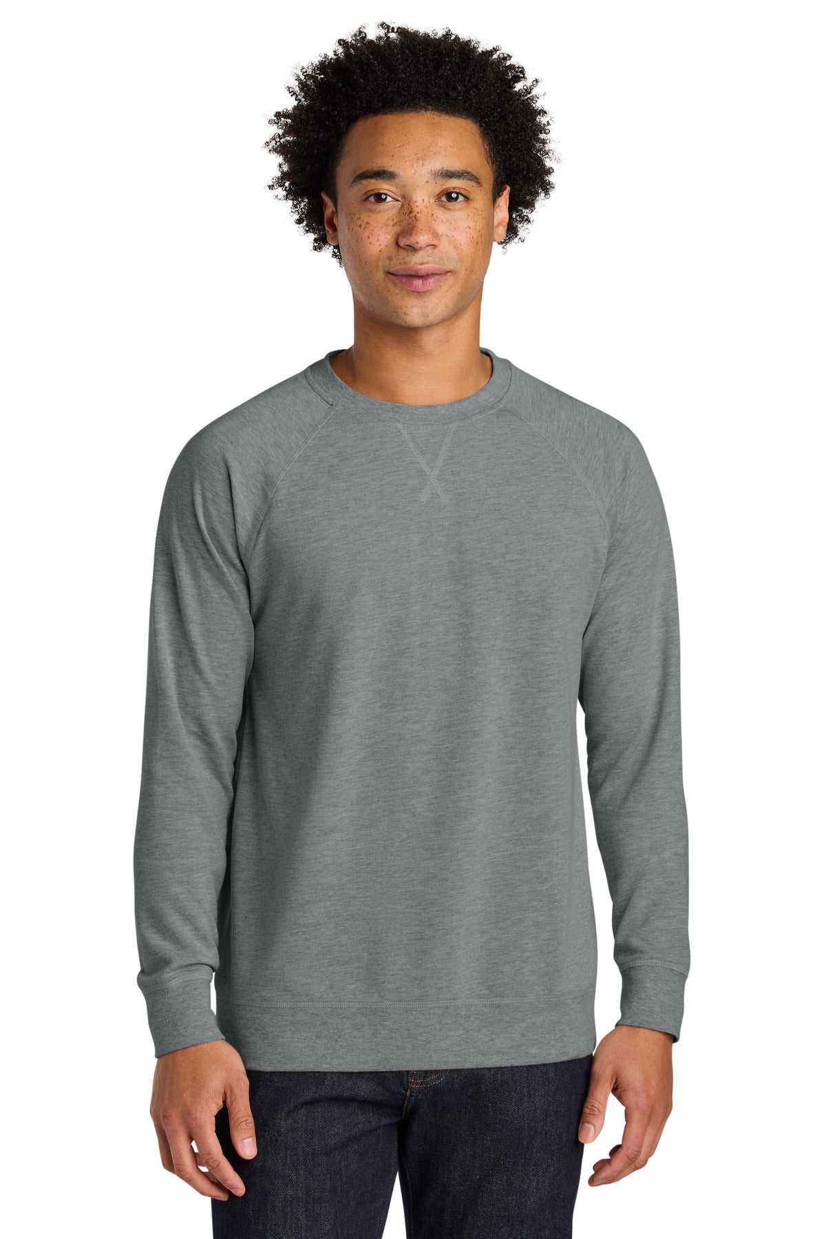 Next Level Apparel Laguna Raglan Sweatshirt - Heather Gray