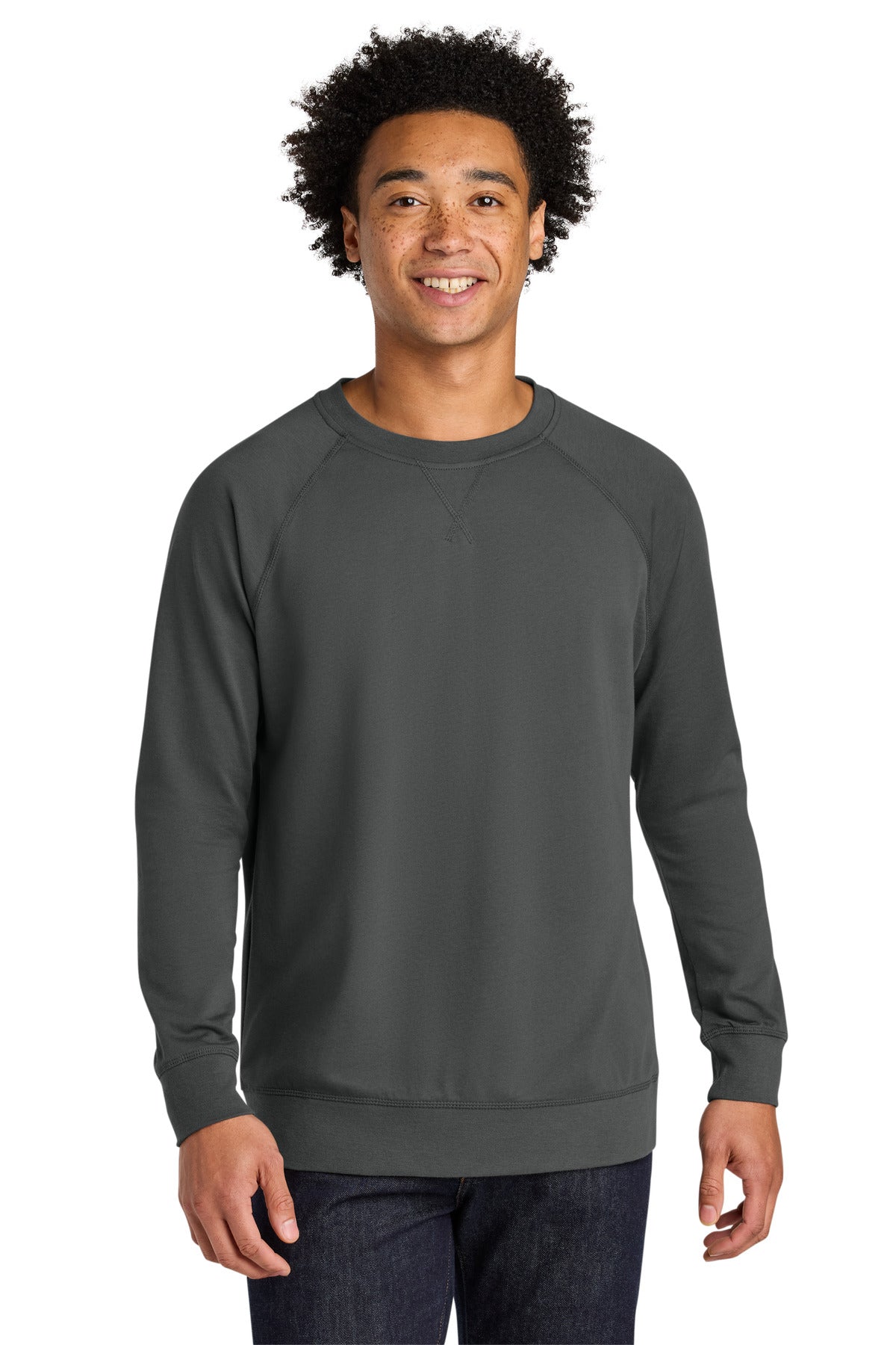 Next Level Apparel Laguna Raglan Sweatshirt - Heavy Metal