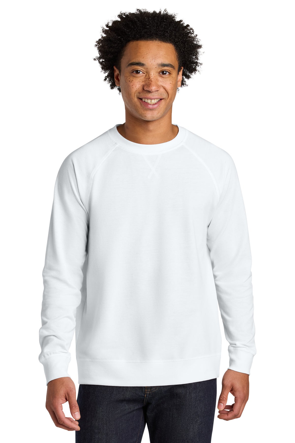 Next Level Apparel Laguna Raglan Sweatshirt - White