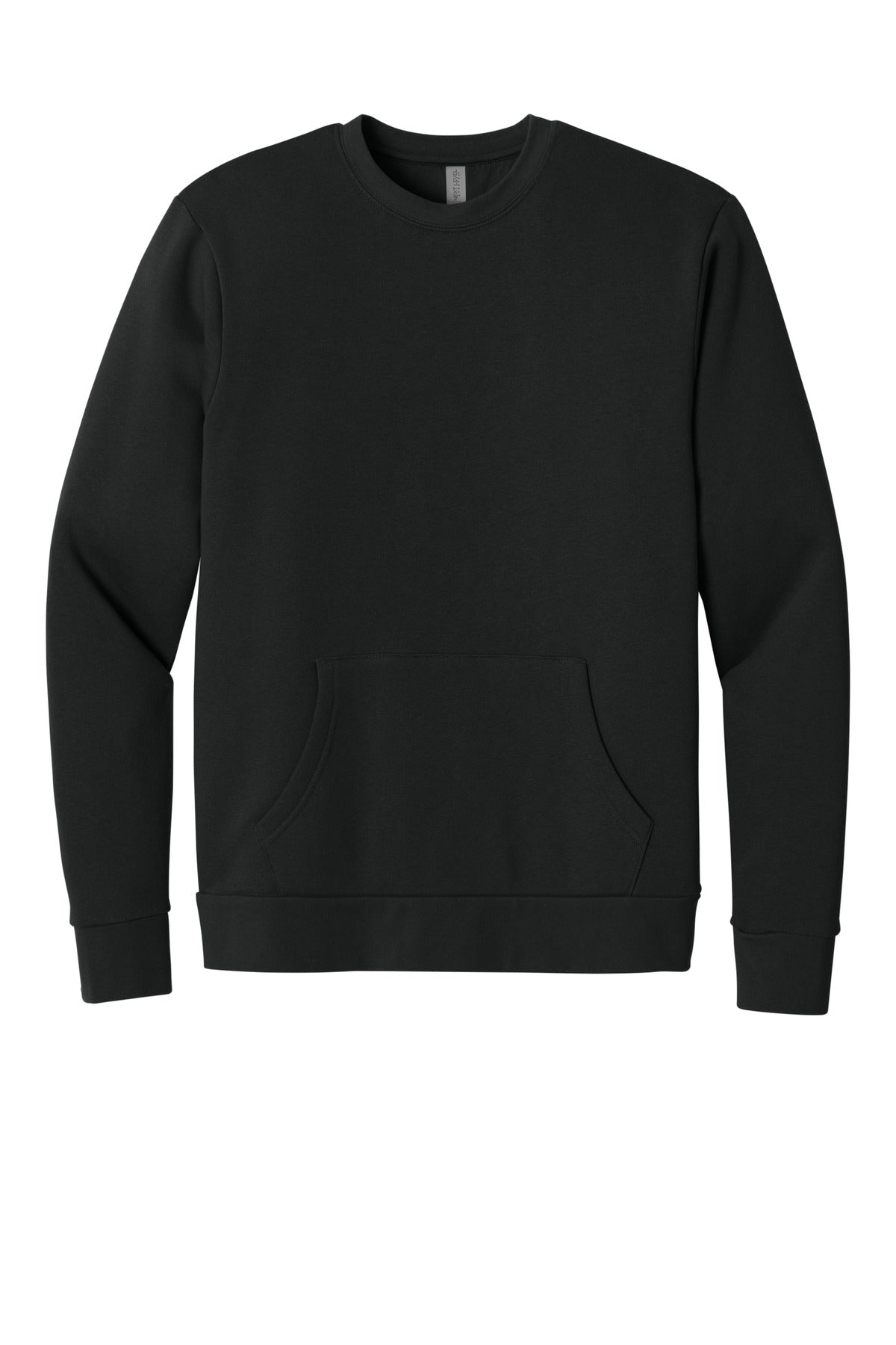 Next Level Apparel Santa Barbara Pocket Sweatshirt - Black
