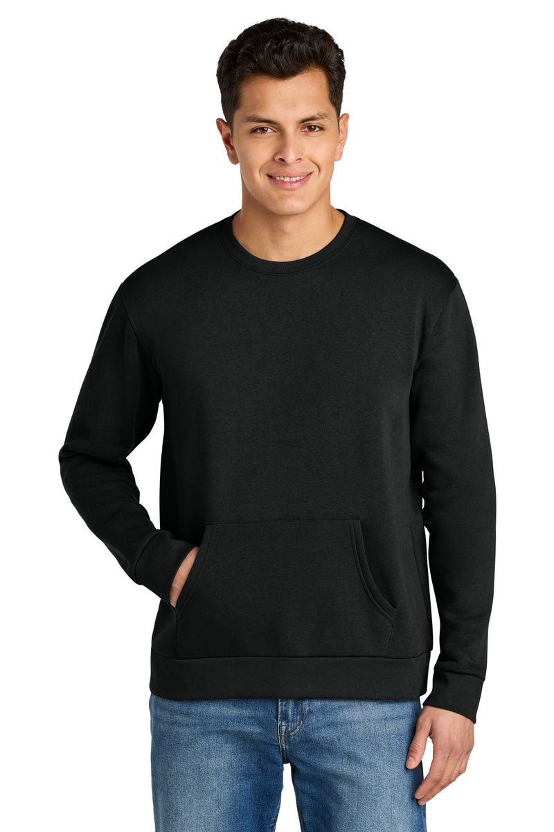Next Level Apparel Santa Barbara Pocket Sweatshirt - Black