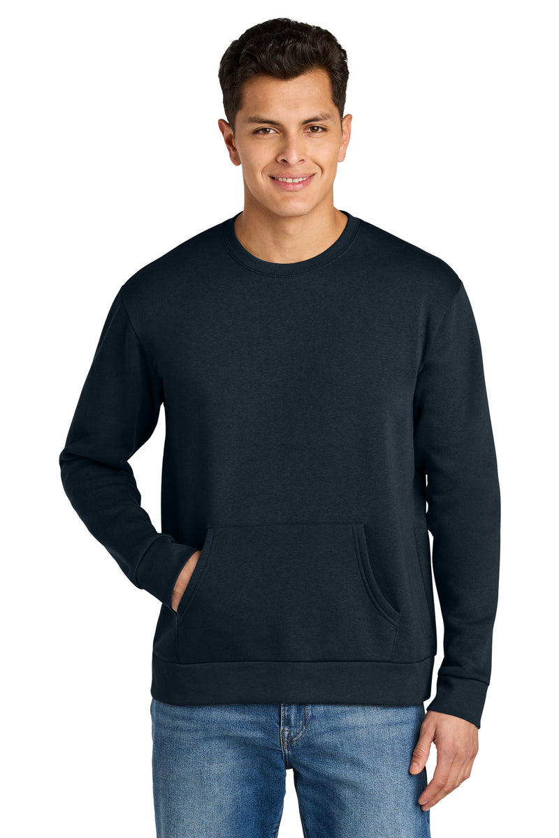 Next Level Apparel Santa Barbara Pocket Sweatshirt - Midnight Navy