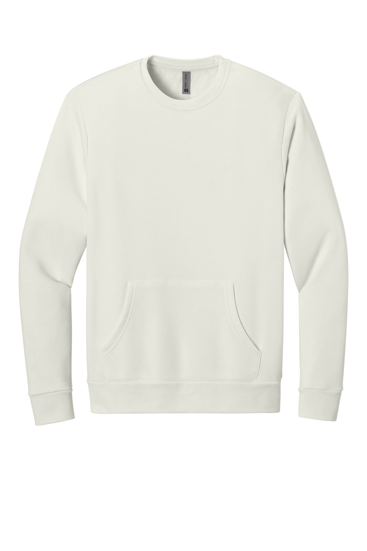 Next Level Apparel Santa Barbara Pocket Sweatshirt - Natural
