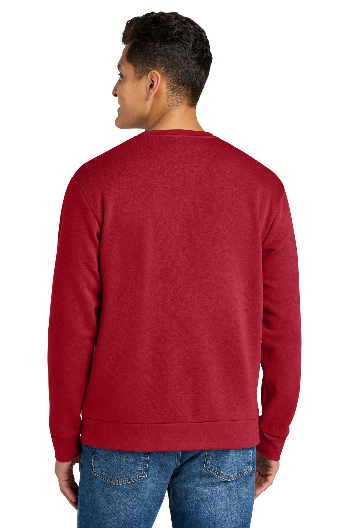 Next Level Apparel Santa Barbara Pocket Sweatshirt - Red