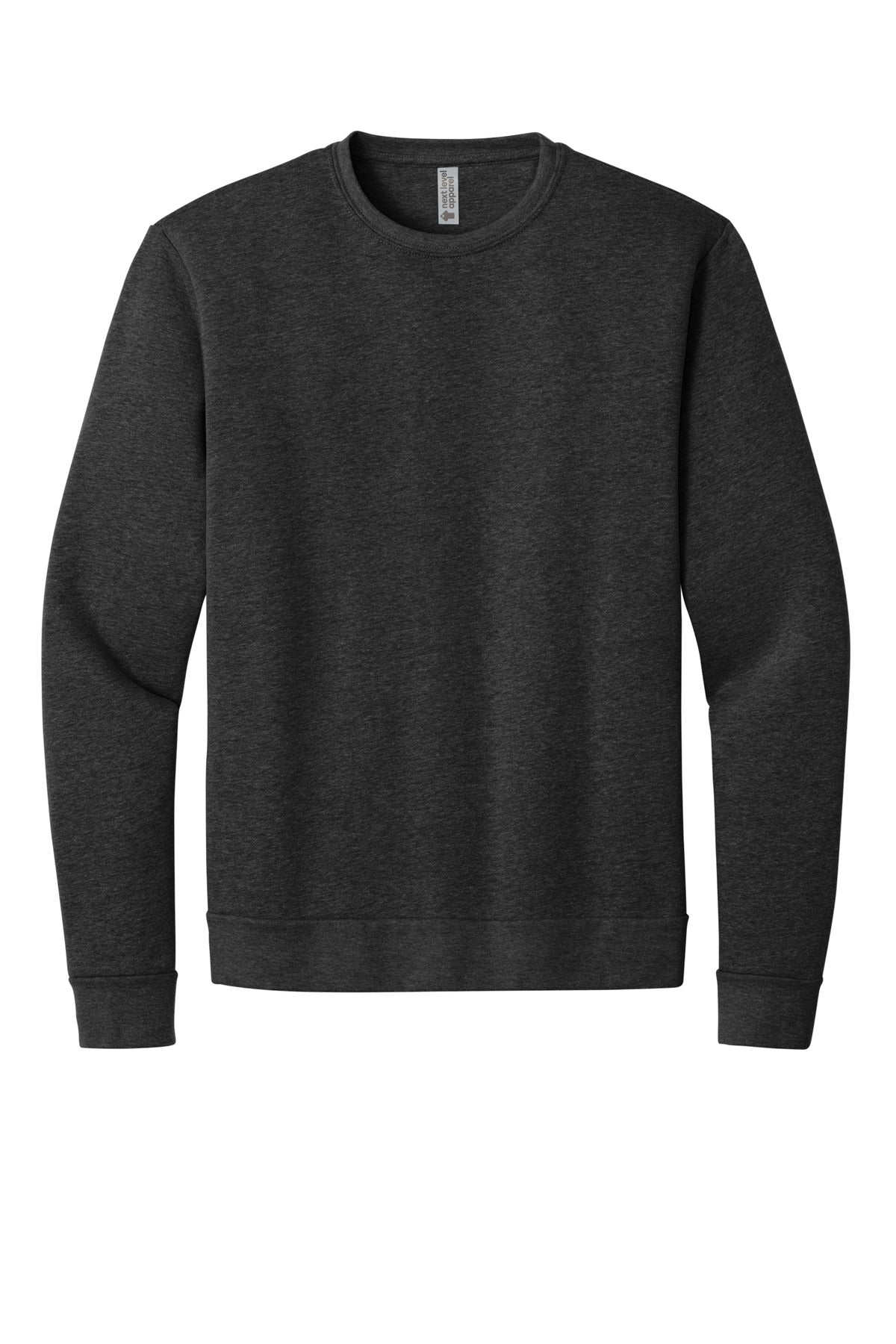 Next Level Apparel Adult Malibu Crewneck Sweatshirt - Heather Black