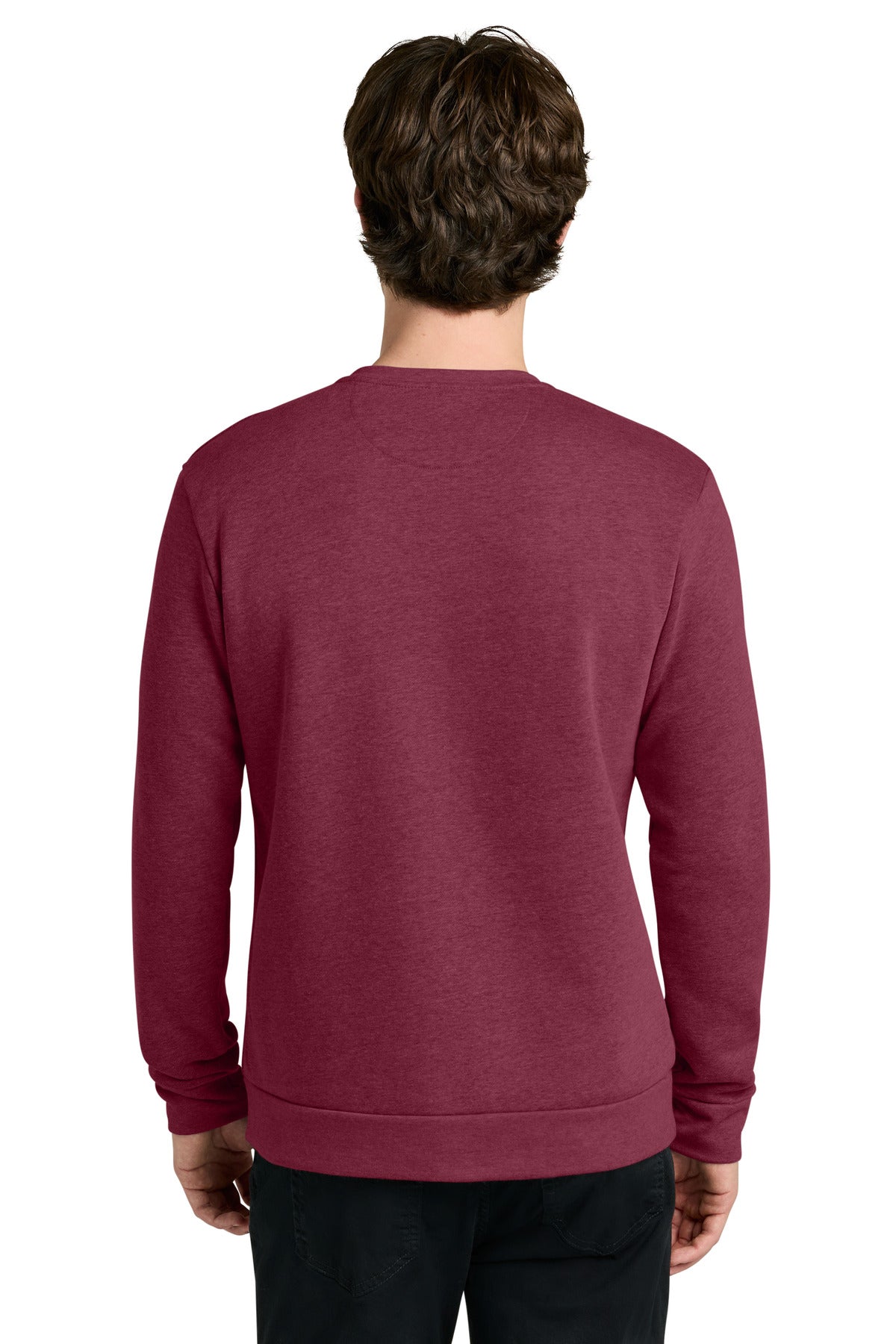 Next Level Apparel Adult Malibu Crewneck Sweatshirt - Heather Cardinal
