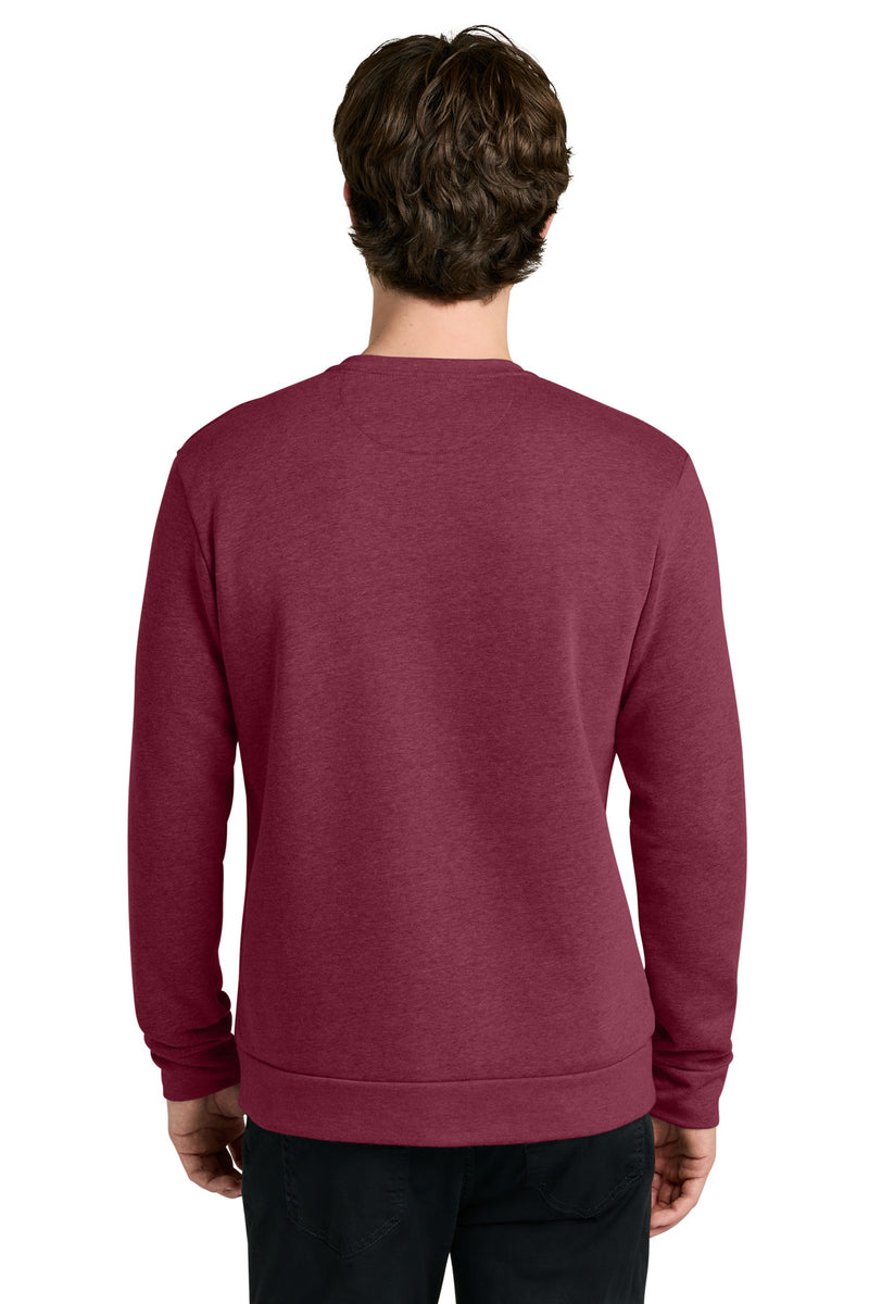 Next Level Apparel Adult Malibu Crewneck Sweatshirt - Heather Cardinal