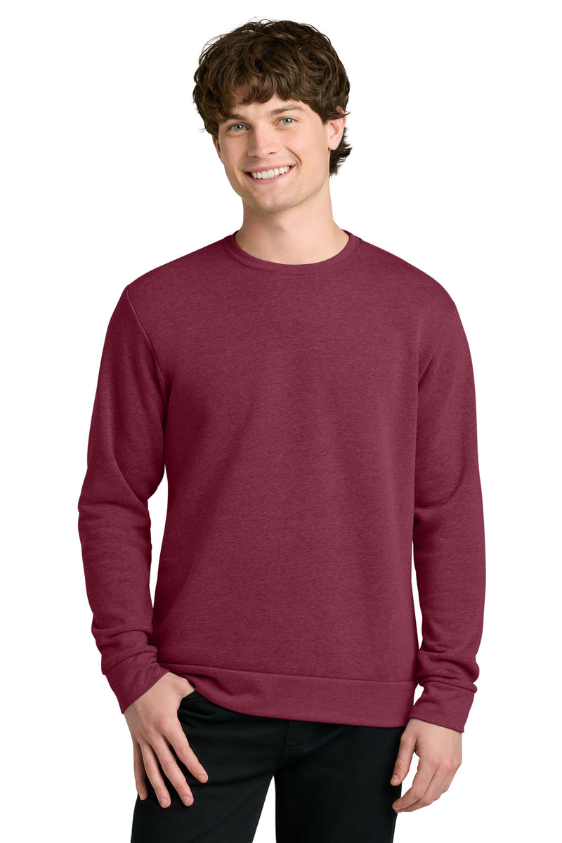 Next Level Apparel Adult Malibu Crewneck Sweatshirt - Heather Cardinal
