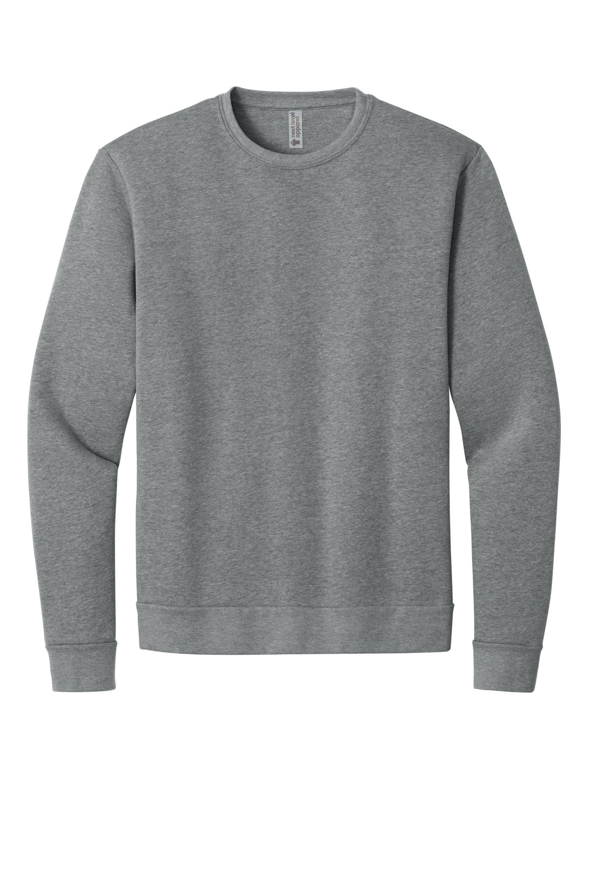 Next Level Apparel Adult Malibu Crewneck Sweatshirt - Heather Gray