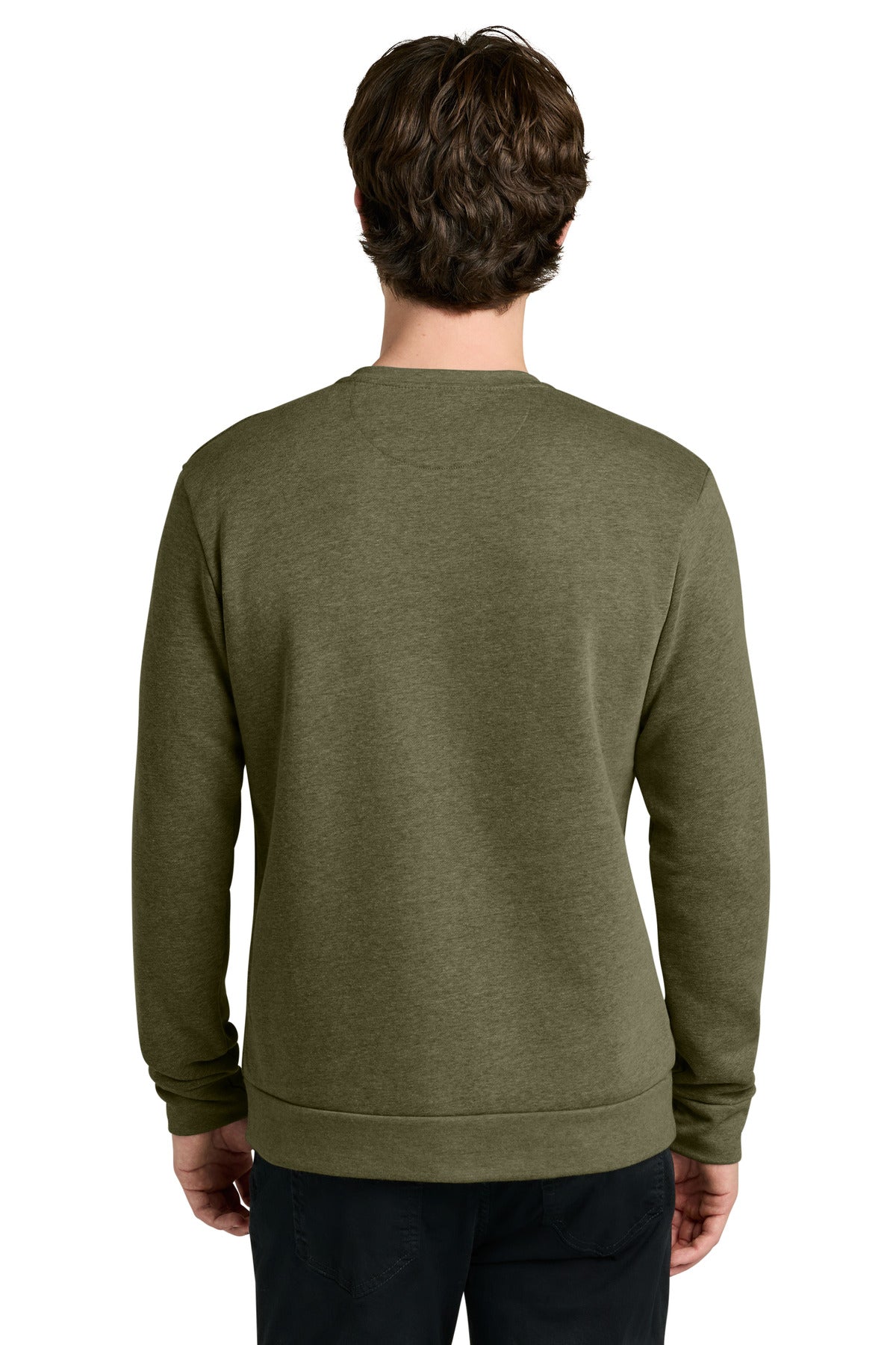 Next Level Apparel Adult Malibu Crewneck Sweatshirt - Heather Military Green
