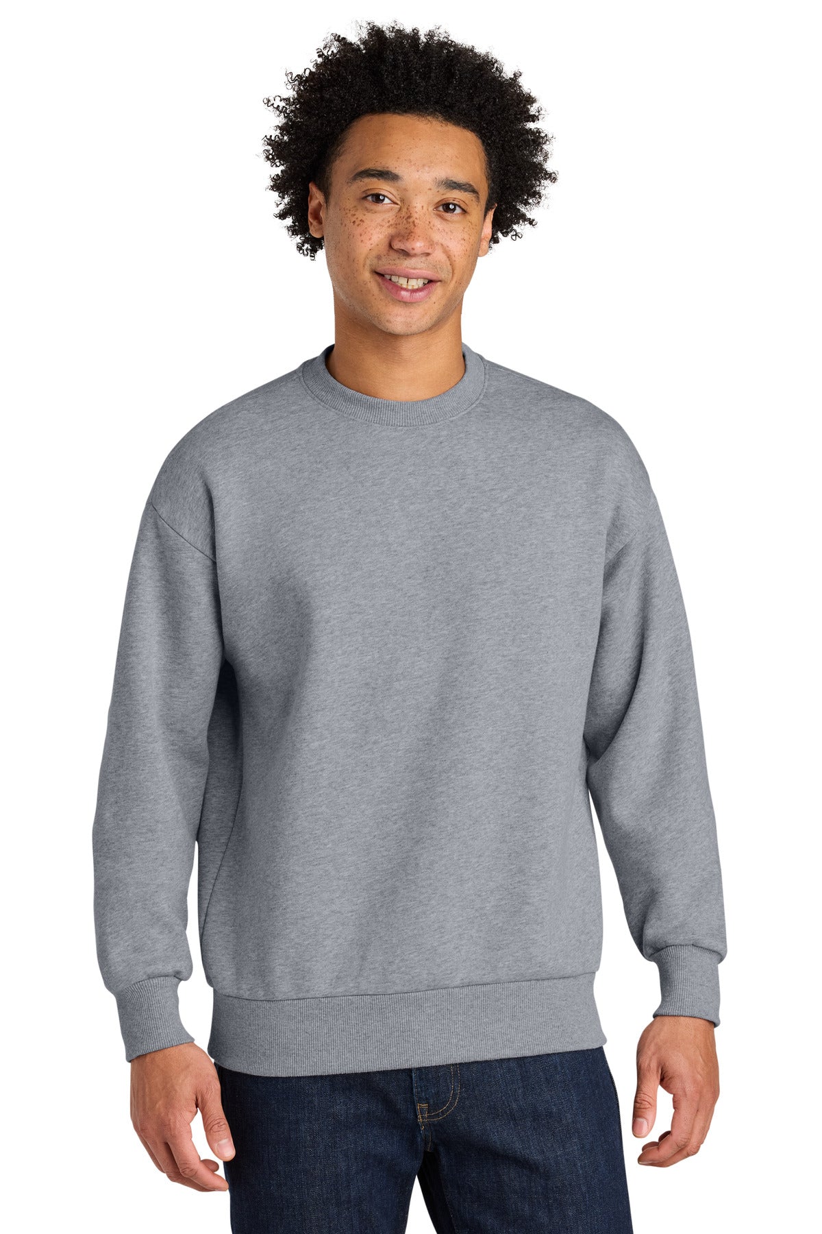 Next Level Apparel Heavyweight Sweatshirt - Heather Gray