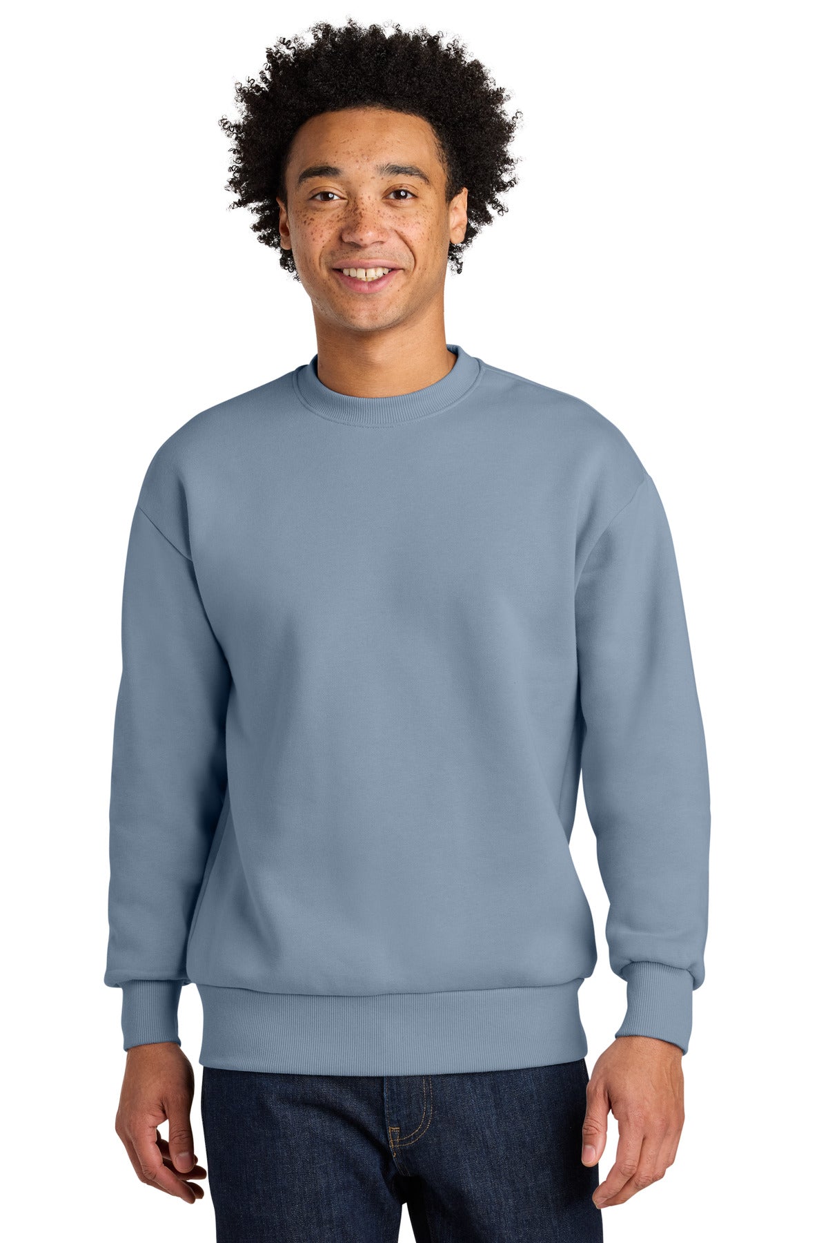 Next Level Apparel Heavyweight Sweatshirt - Stonewash Denim