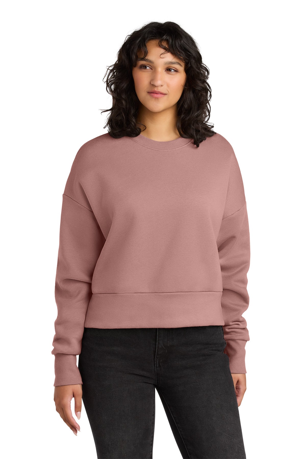 Next Level Apparel Women's Heavyweight Sweatshirt - Desert Pink