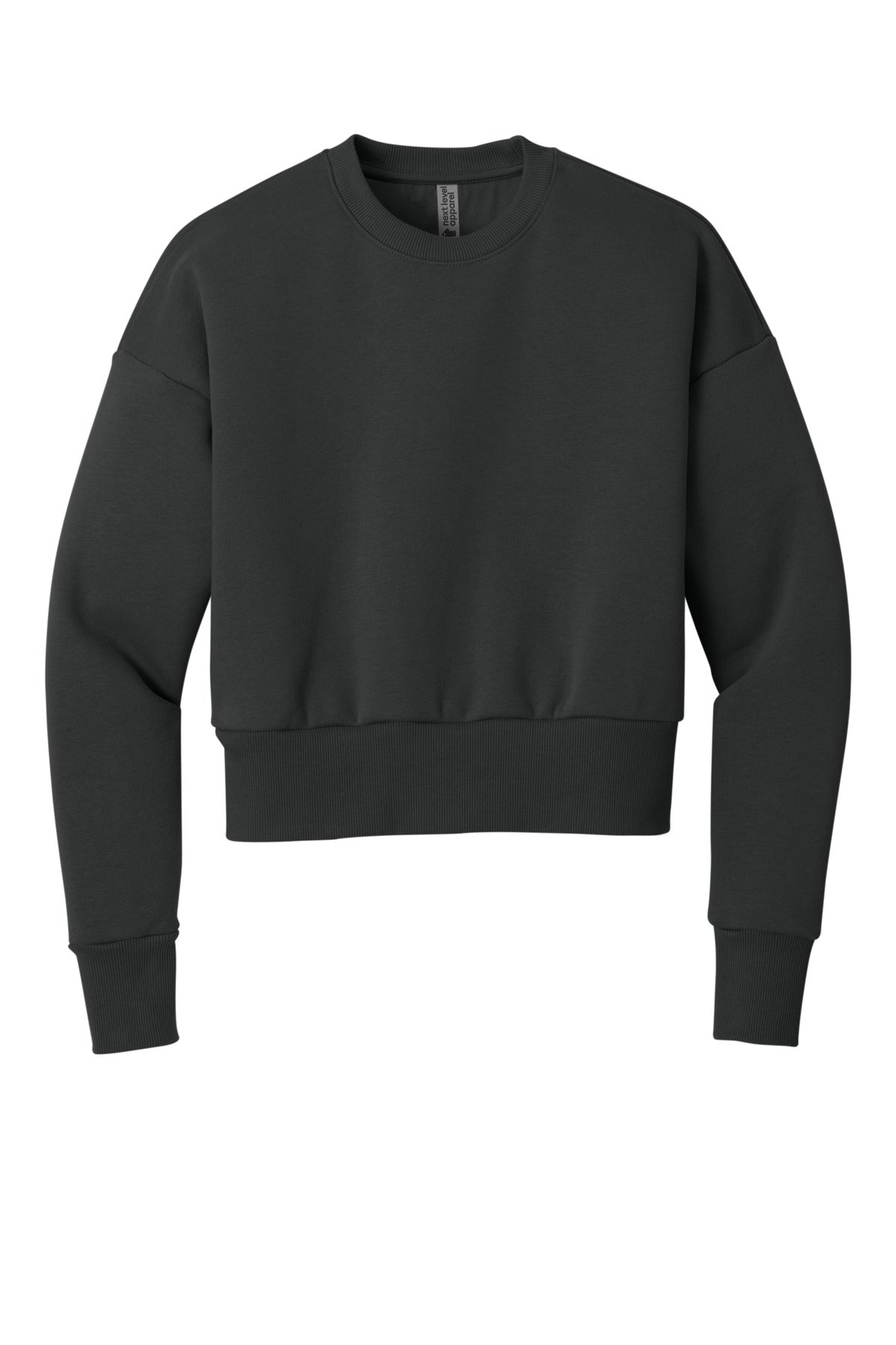 Next Level Apparel Women's Heavyweight Sweatshirt - Graphite Black