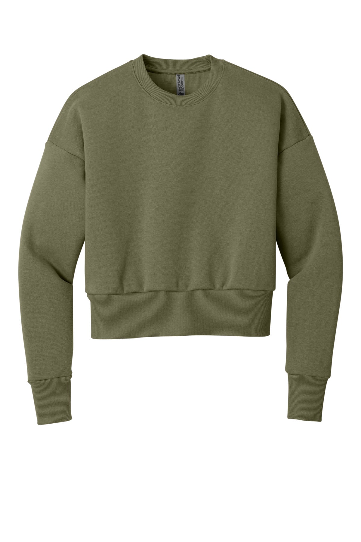 Next Level Apparel Women's Heavyweight Sweatshirt - Light Olive
