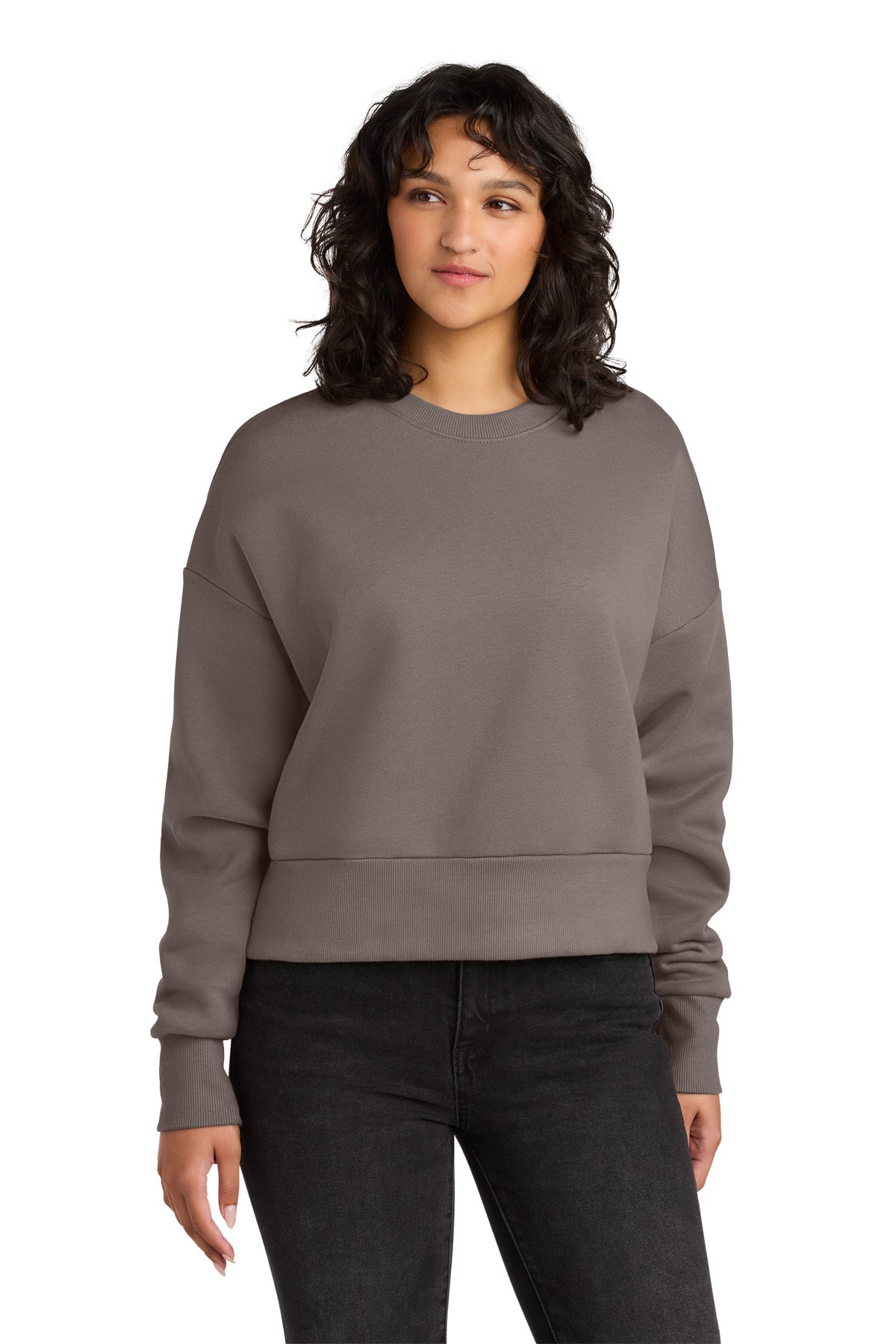 Next Level Apparel Women's Heavyweight Sweatshirt - Shiitake
