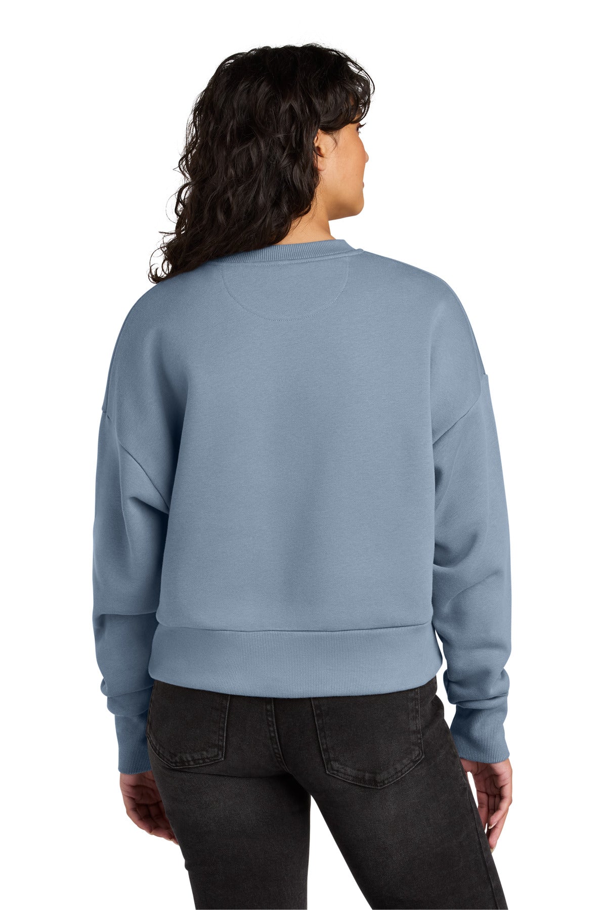 Next Level Apparel Women's Heavyweight Sweatshirt - Stonewash Denim
