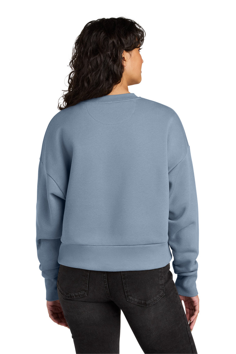 Next Level Apparel Women's Heavyweight Sweatshirt - Stonewash Denim