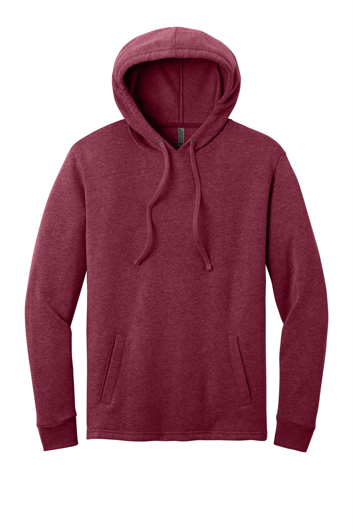 Next Level Apparel  Adult Malibu Pullover Hoodie - Heather Cardinal