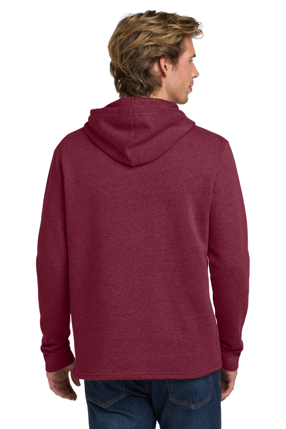Next Level Apparel  Adult Malibu Pullover Hoodie - Heather Cardinal