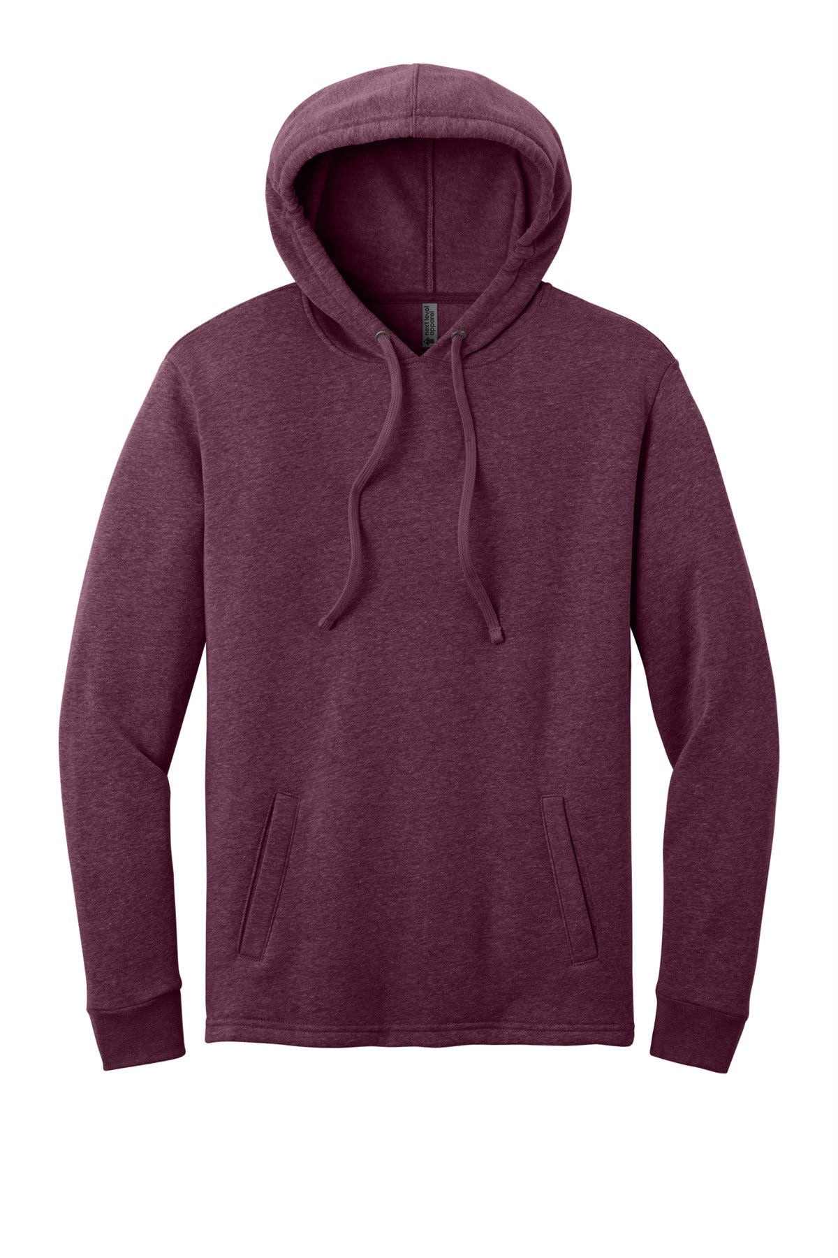 Next Level Apparel  Adult Malibu Pullover Hoodie - Heather Maroon