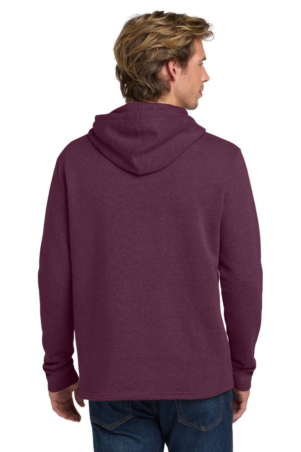 Next Level Apparel  Adult Malibu Pullover Hoodie - Heather Maroon