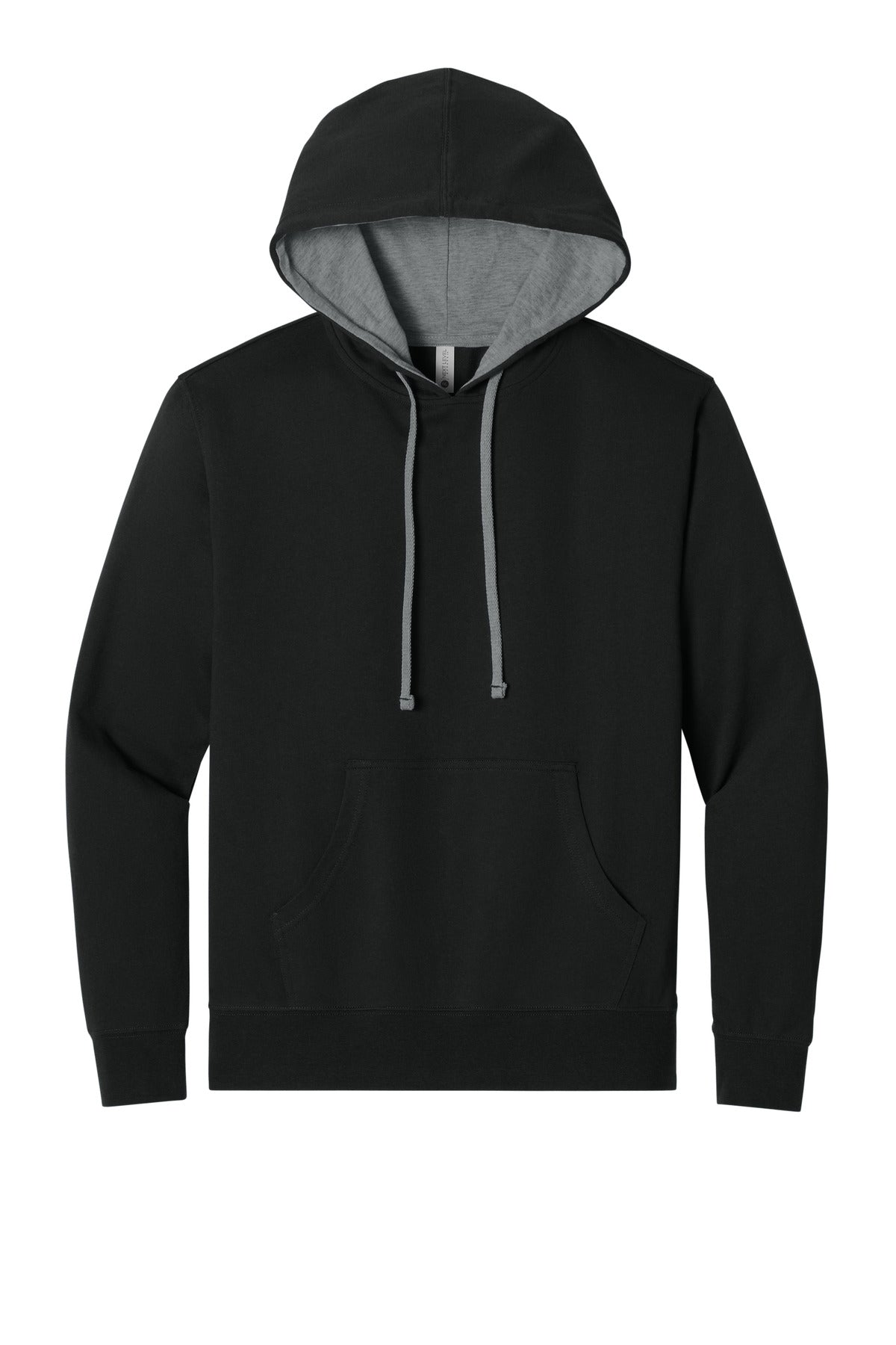 Next Level Apparel Laguna Hoodie - Black/ Heather Gray
