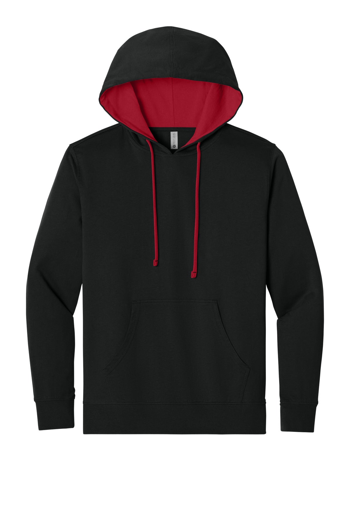 Next Level Apparel Laguna Hoodie - Black/ Red