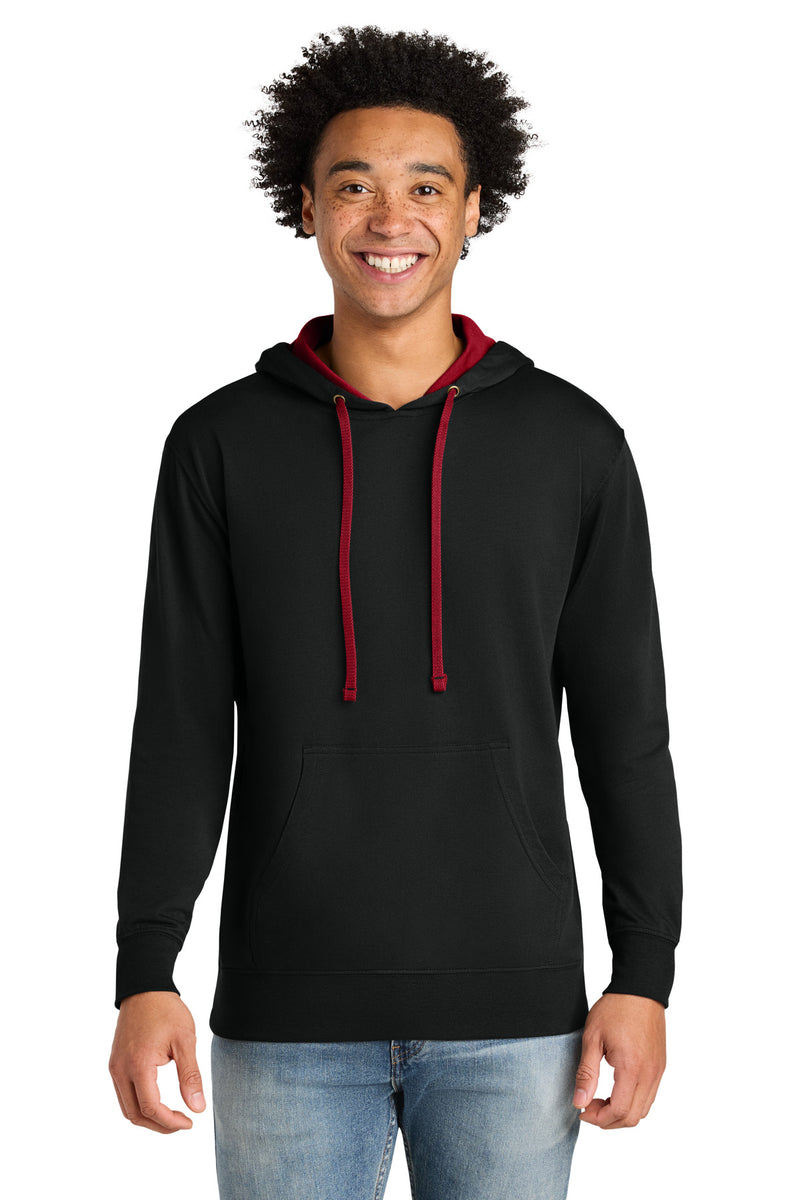 Next Level Apparel Laguna Hoodie - Black/ Red