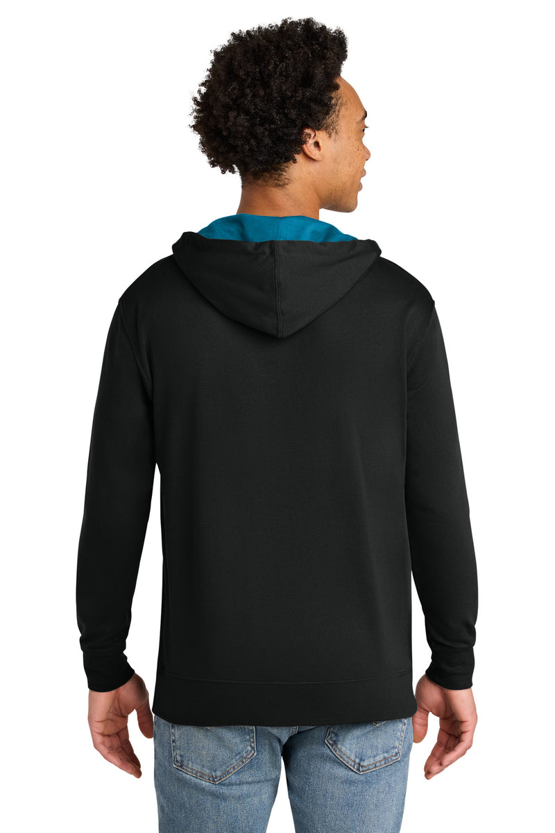 Next Level Apparel Laguna Hoodie - Black/ Turquoise