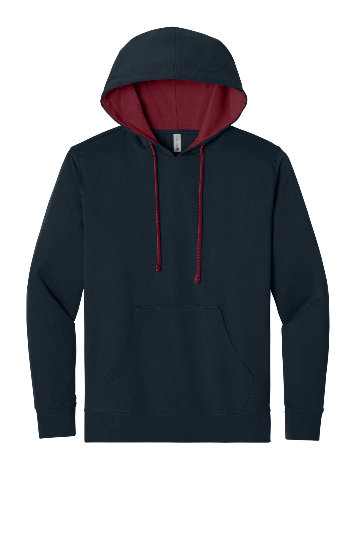 Next Level Apparel Laguna Hoodie - Midnight Navy/ Cardinal