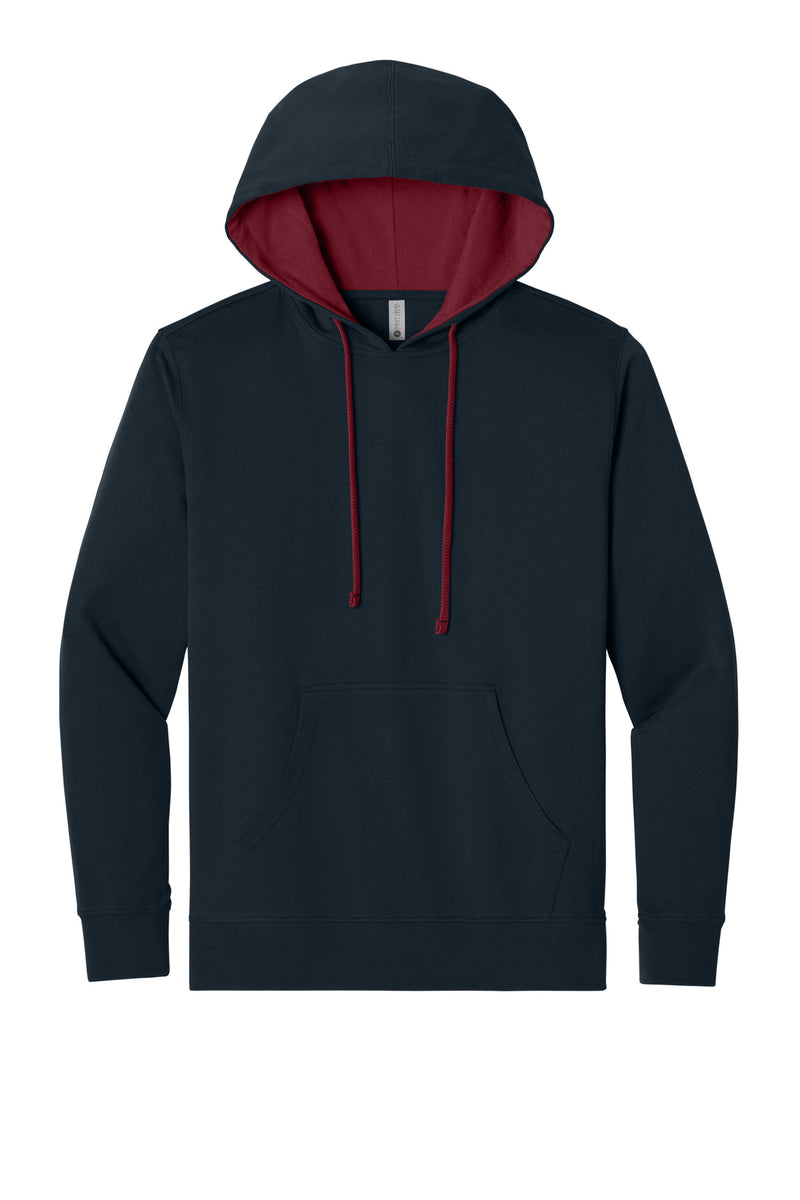 Next Level Apparel Laguna Hoodie - Midnight Navy/ Cardinal