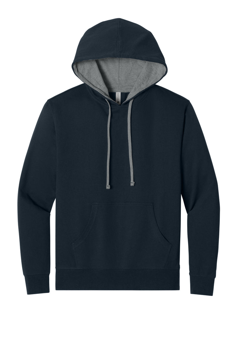 Next Level Apparel Laguna Hoodie - Midnight Navy/ Heather Gray