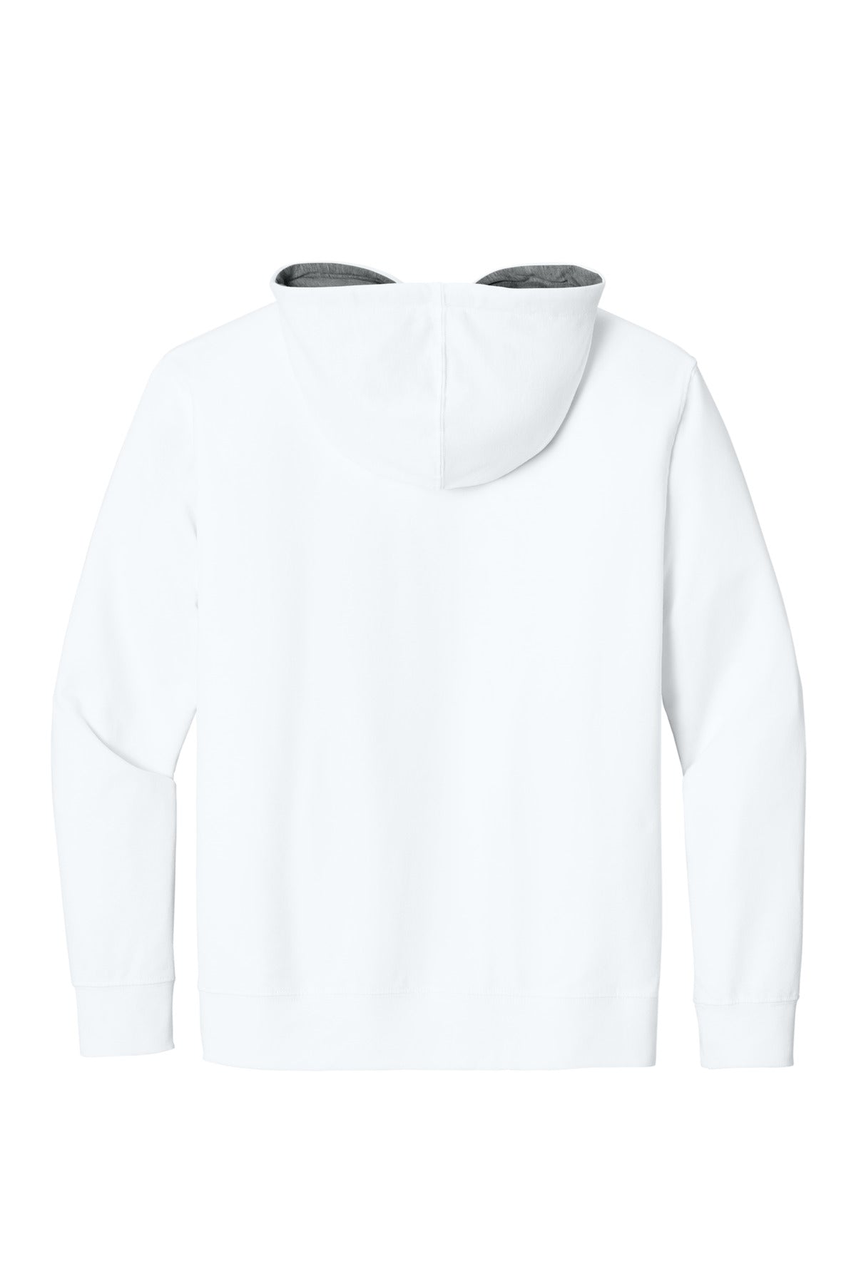 Next Level Apparel Laguna Hoodie - White/ Heather Gray