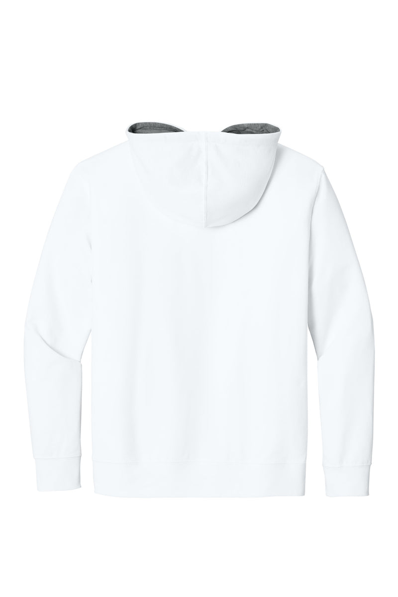 Next Level Apparel Laguna Hoodie - White/ Heather Gray