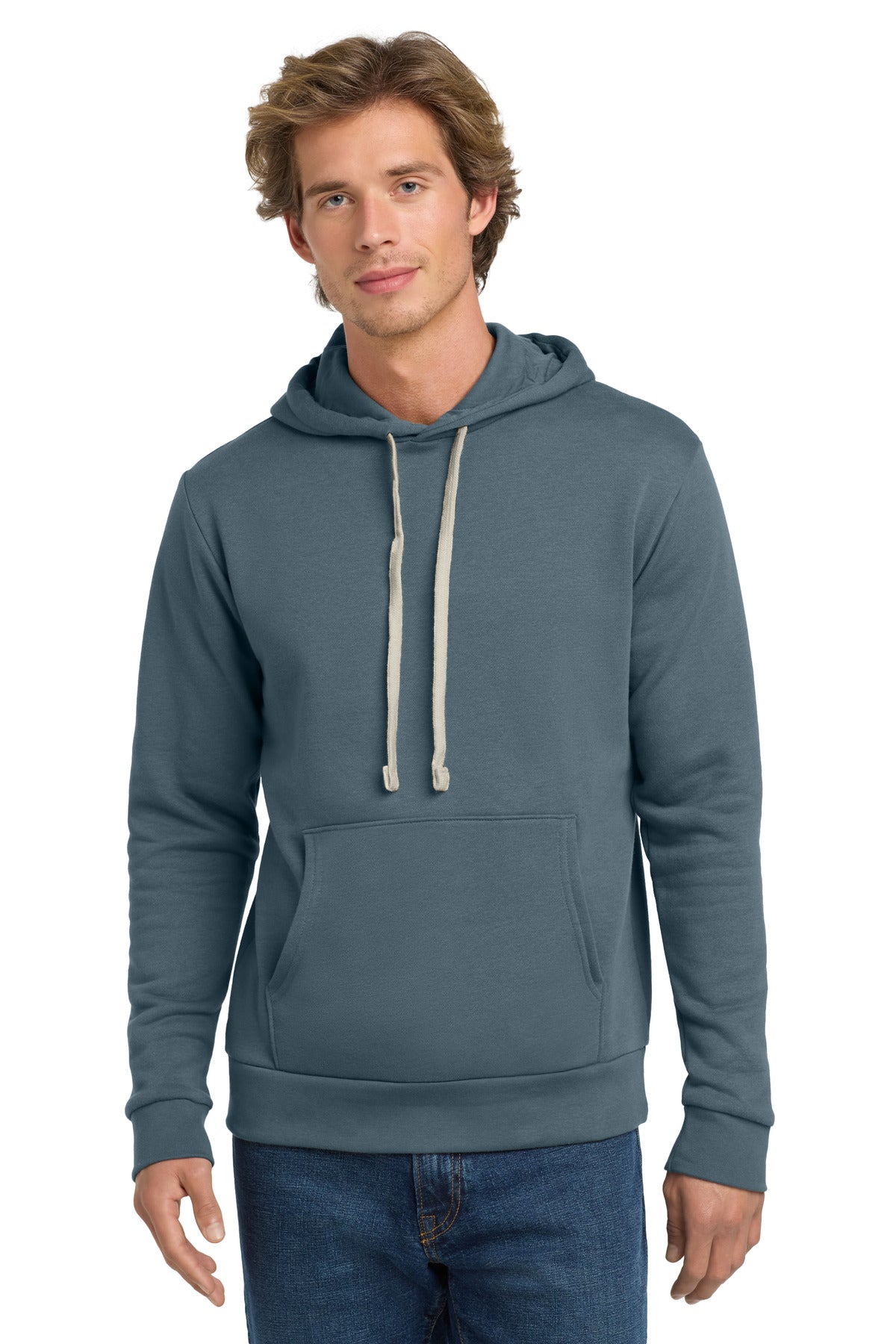 Next Level Apparel   Adult Santa Barbara Pullover Hoodie - Antique Denim
