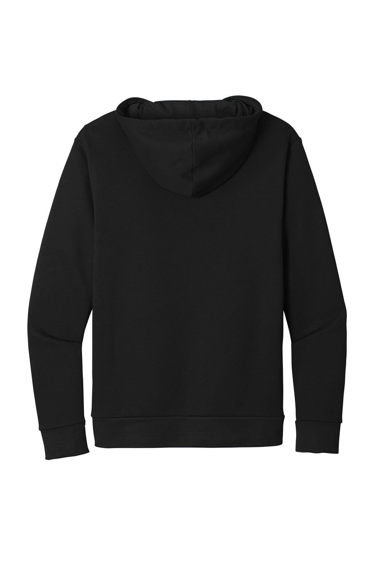 Next Level Apparel   Adult Santa Barbara Pullover Hoodie - Black On Black
