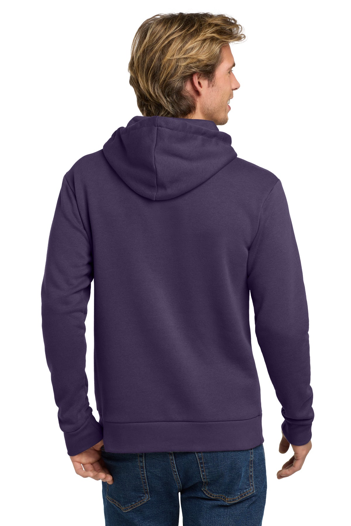 Next Level Apparel   Adult Santa Barbara Pullover Hoodie - Galaxy Purple