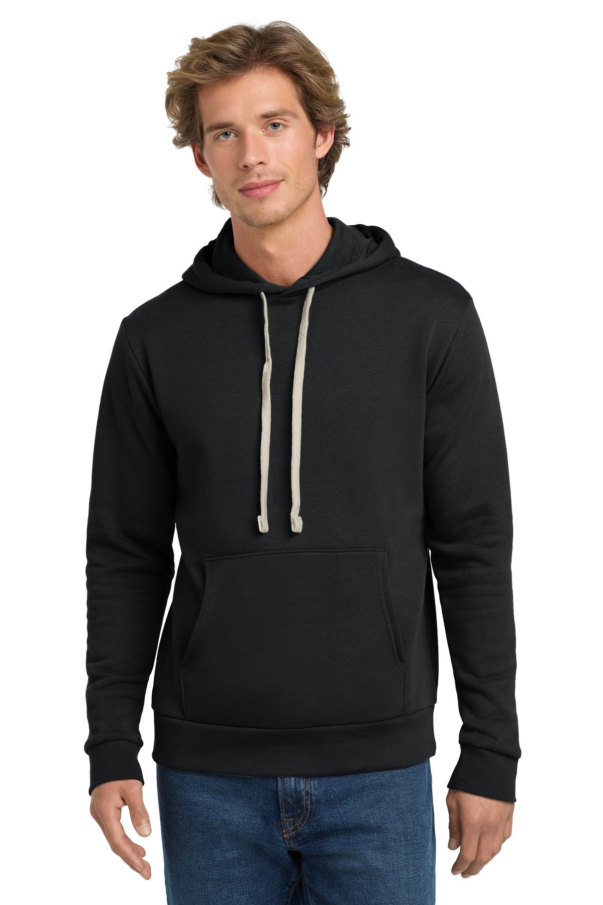 Next Level Apparel   Adult Santa Barbara Pullover Hoodie - Graphite Black