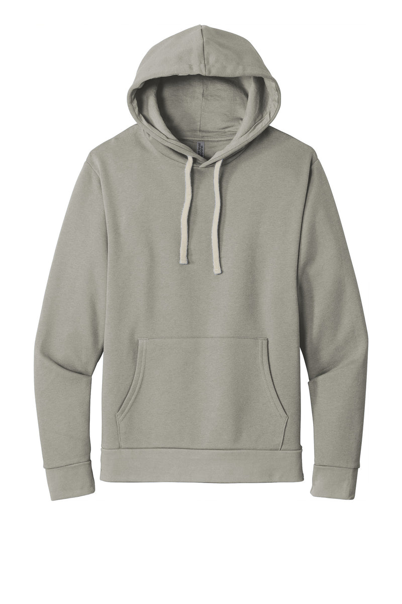 Next Level Apparel   Adult Santa Barbara Pullover Hoodie - Lead/ Light Gray