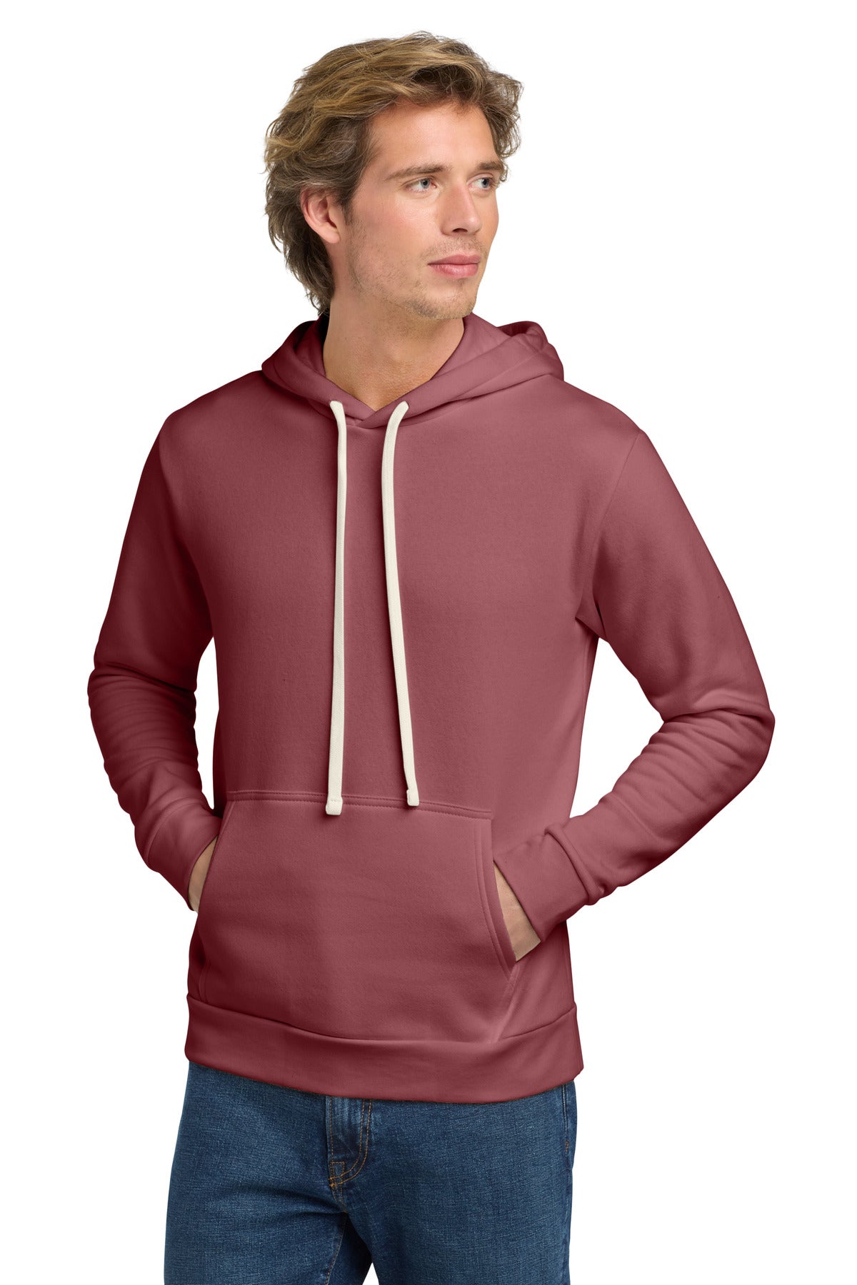 Next Level Apparel   Adult Santa Barbara Pullover Hoodie - Mauve