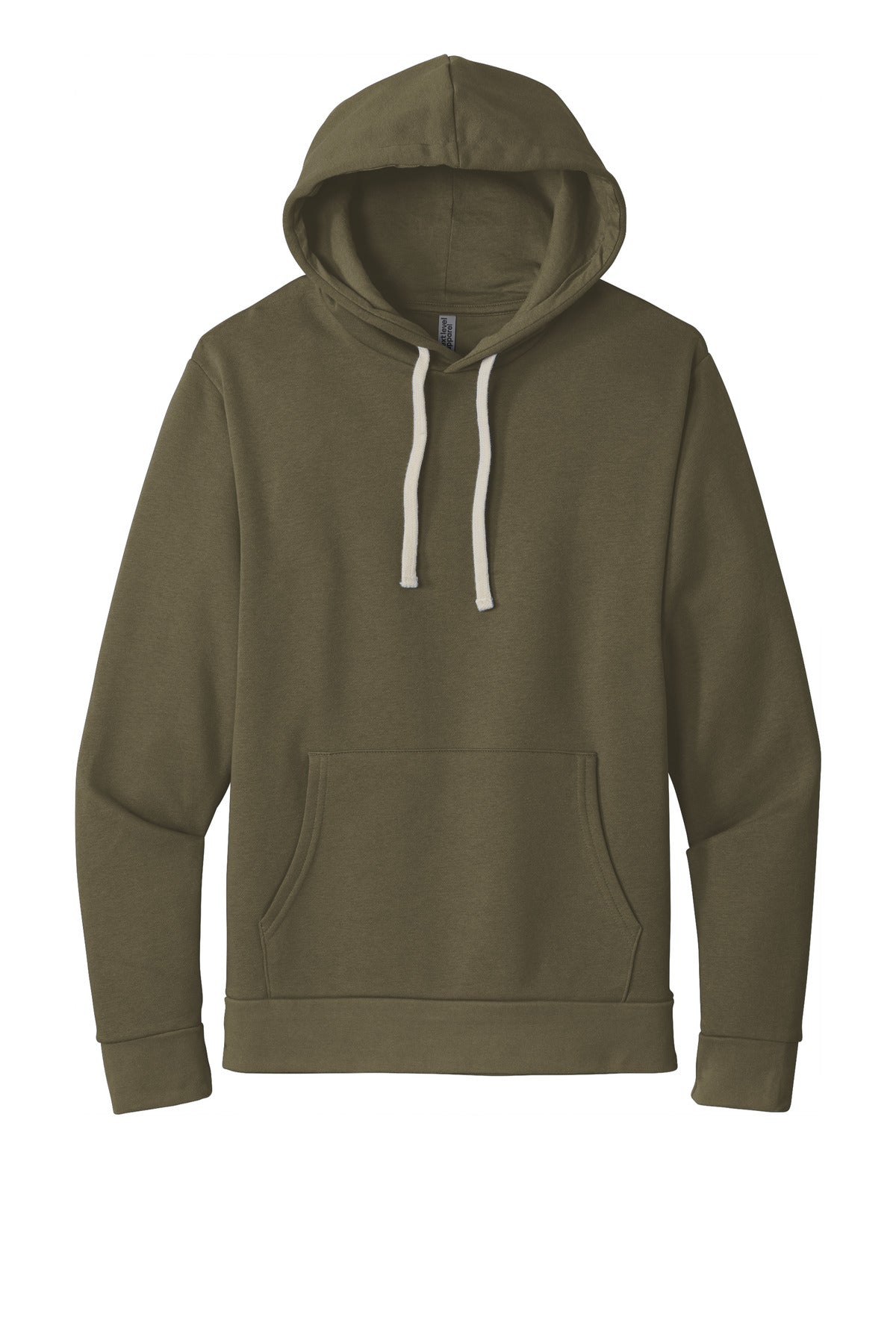 Next Level Apparel   Adult Santa Barbara Pullover Hoodie - Military Green